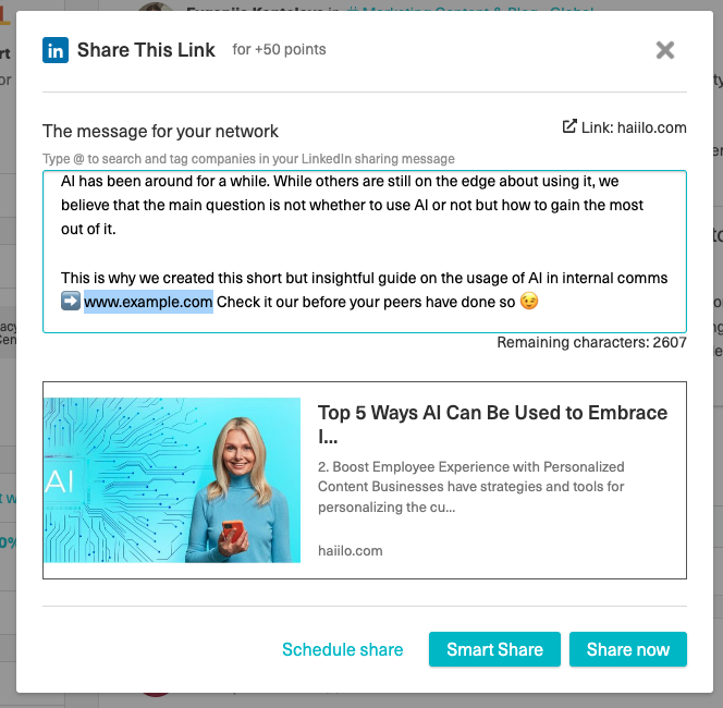 Beispiel Link NICHT entfernt beim Teilen auf LinkedIn.png