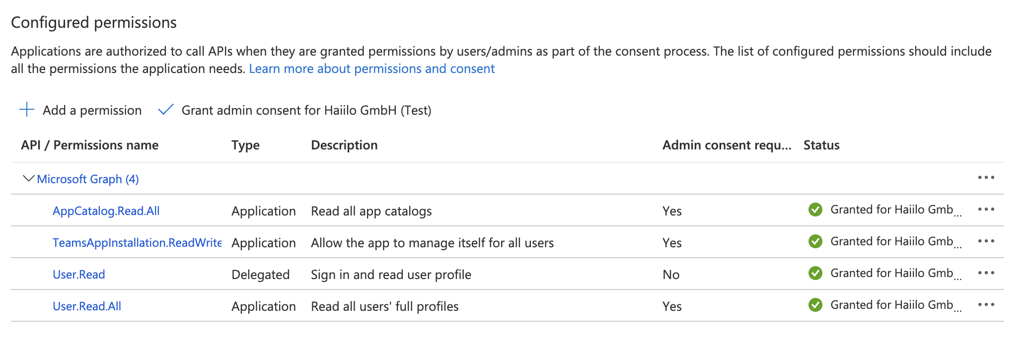 API permissions for Multichannel Teams in Entra ID.png